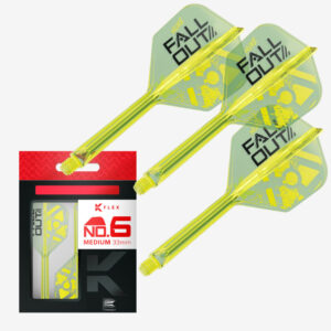 Darts toll és szár egyben Target Luke Littler Fallout 2026 K-Flex No6 toll, közepes szárral 26mm