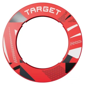 Darts falvédő tábla köré Target Red Patterned Notched